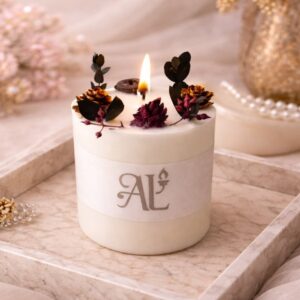 Signature Botanical Candle, Premium & Luxurious Decorative Jar Candles