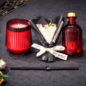 Luxury Red Elegance Hamper, Gift Hamper Candles